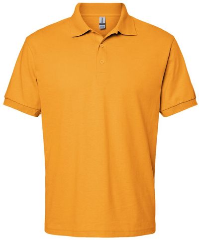 Am image of a Custom Gildan Dryblend Jersey Sport Shirt in Gold!