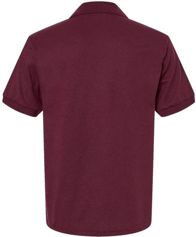 Am image of a Custom Gildan Dryblend Jersey Sport Shirt in Maroon!