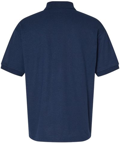 Am image of a Custom Gildan Dryblend Jersey Sport Shirt in Navy!