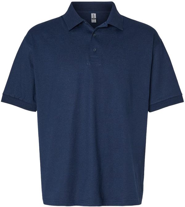 Am image of a Custom Gildan Dryblend Jersey Sport Shirt in Navy!