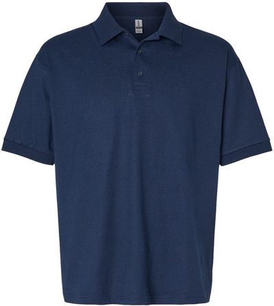 Am image of a Custom Gildan Dryblend Jersey Sport Shirt in Navy!