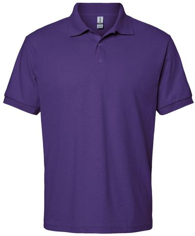 Am image of a Custom Gildan Dryblend Jersey Sport Shirt in Purple!