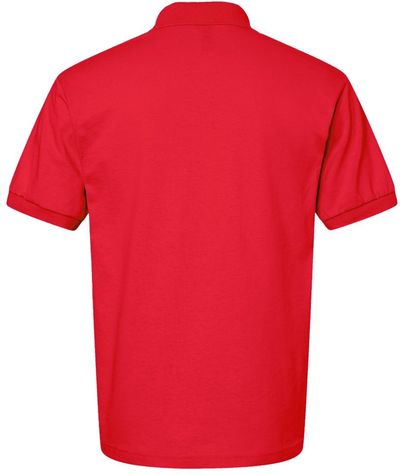 Am image of a Custom Gildan Dryblend Jersey Sport Shirt in Red!