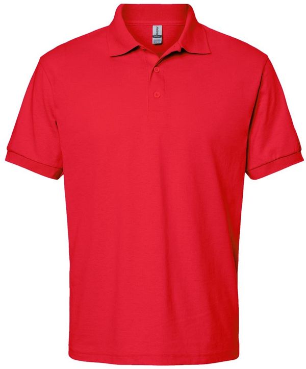 Am image of a Custom Gildan Dryblend Jersey Sport Shirt in Red!
