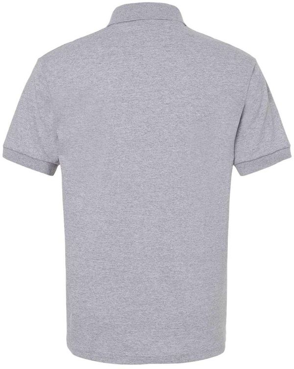 Am image of a Custom Gildan Dryblend Jersey Sport Shirt in Sport Grey!