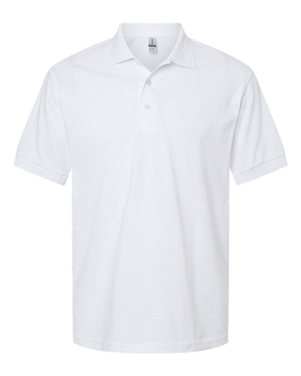 Gildan Dryblend Jersey Sport Shirt in White