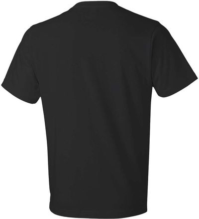 Am image of a Custom Gildan Softstyle Lightweight TShirt in Black!