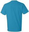 Am image of a Custom Gildan Softstyle Lightweight TShirt in Caribbean Blue!
