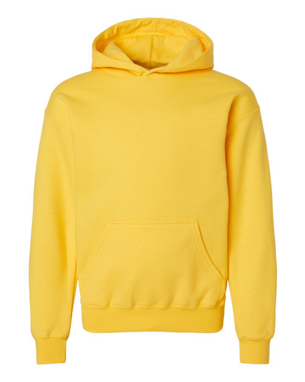 Gildan Softstyle Youth Midweight Hooded Sweatshirt in Daisy