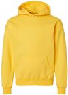Am image of a Custom Gildan Softstyle Youth Midweight Hooded Sweatshirt in Daisy!