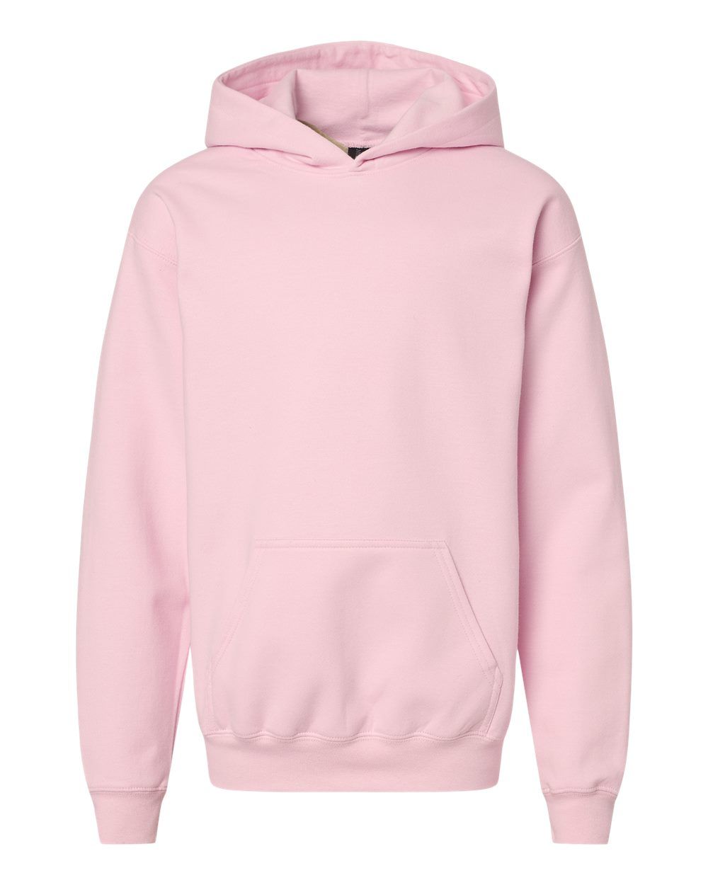 Gildan Softstyle Youth Midweight Hooded Sweatshirt in Light Pink