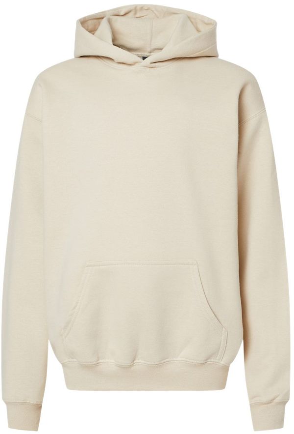 Am image of a Custom Gildan Softstyle Youth Midweight Hooded Sweatshirt in Sand!