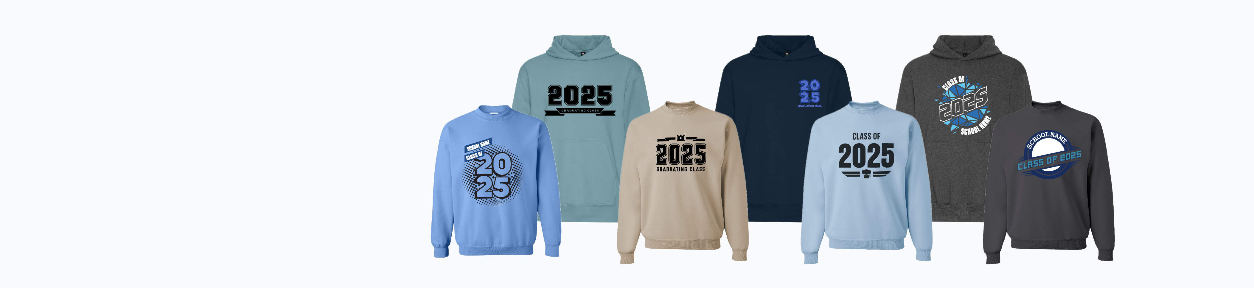 An image of Grad Hoodies that you can customize and order!