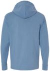 An image of a Custom Hanes ComfortWash Garment Dyed Jersey Hooded Long Sleeve TShirt in Saltwater!