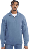 An image of a Custom Hanes ComfortWash Garment Dyed Quarter Zip Sweatshirt!