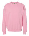 An image of a Custom Hanes ComfortWash Garment Dyed Unisex Crewneck Sweatshirt in Cotton Candy!