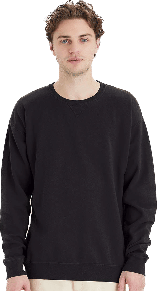 An image of a Custom Hanes ComfortWash Garment Dyed Unisex Crewneck Sweatshirt!