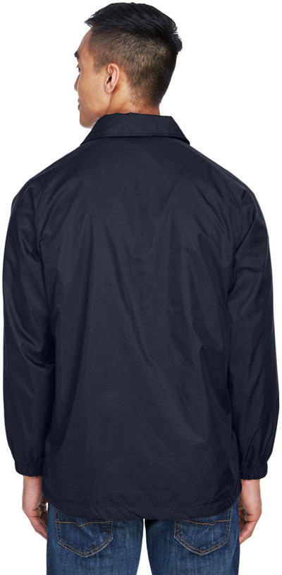 An image of a Custom Harriton Adult Nylon Staff Jacket!