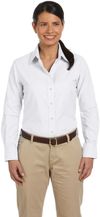 An image of a Custom Harriton Ladies' Long Sleeve Oxford with Stain Release!