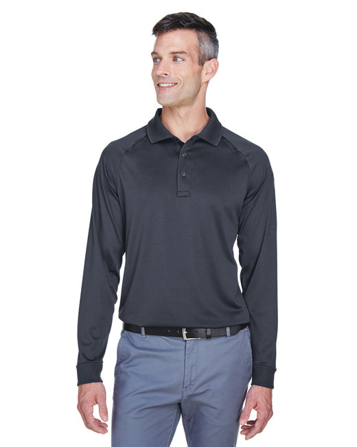 Harriton Men's Advantage Snag Protection Plus Long Sleeve Tactical Polo