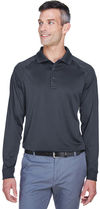 An image of a Custom Harriton Men's Advantage Snag Protection Plus Long Sleeve Tactical Polo!