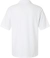 Am image of a Custom Harriton Mens Maverick CVC Pique Polo in White!