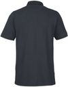 Am image of a Custom Harriton Mens Valiant Cotton Snag Protect Pocket Polo in Dark Charcoal!