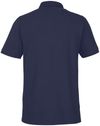 Am image of a Custom Harriton Mens Valiant Cotton Snag Protect Pocket Polo in Dark Navy!