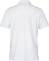 Am image of a Custom Harriton Mens Valiant Cotton Snag Protect Pocket Polo in White!