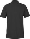 Am image of a Custom Harriton Mens Valiant Cotton Snag Protect Polo in Black!