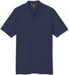 Am image of a Custom Harriton Mens Valiant Cotton Snag Protect Polo in Dark Navy!