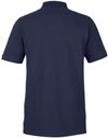 Am image of a Custom Harriton Mens Valiant Cotton Snag Protect Polo in Dark Navy!
