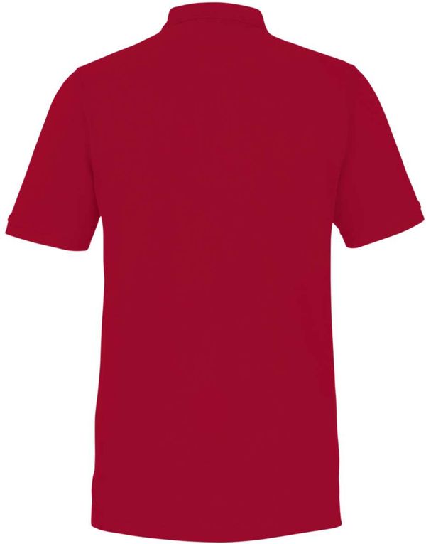 Am image of a Custom Harriton Mens Valiant Cotton Snag Protect Polo in Red!