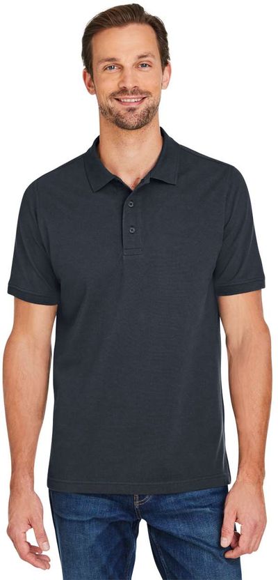 An image of a Custom Harriton Mens Valiant Cotton Snag Protect Polo!
