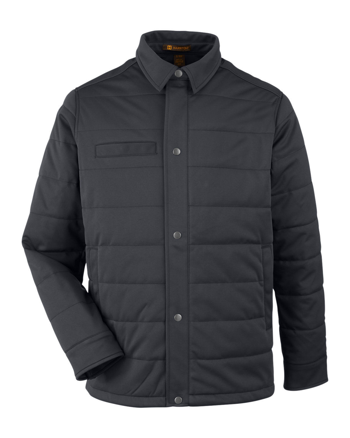 Harriton Unisex Guardian Soft Shell Chore Coat in Dark Charcoal