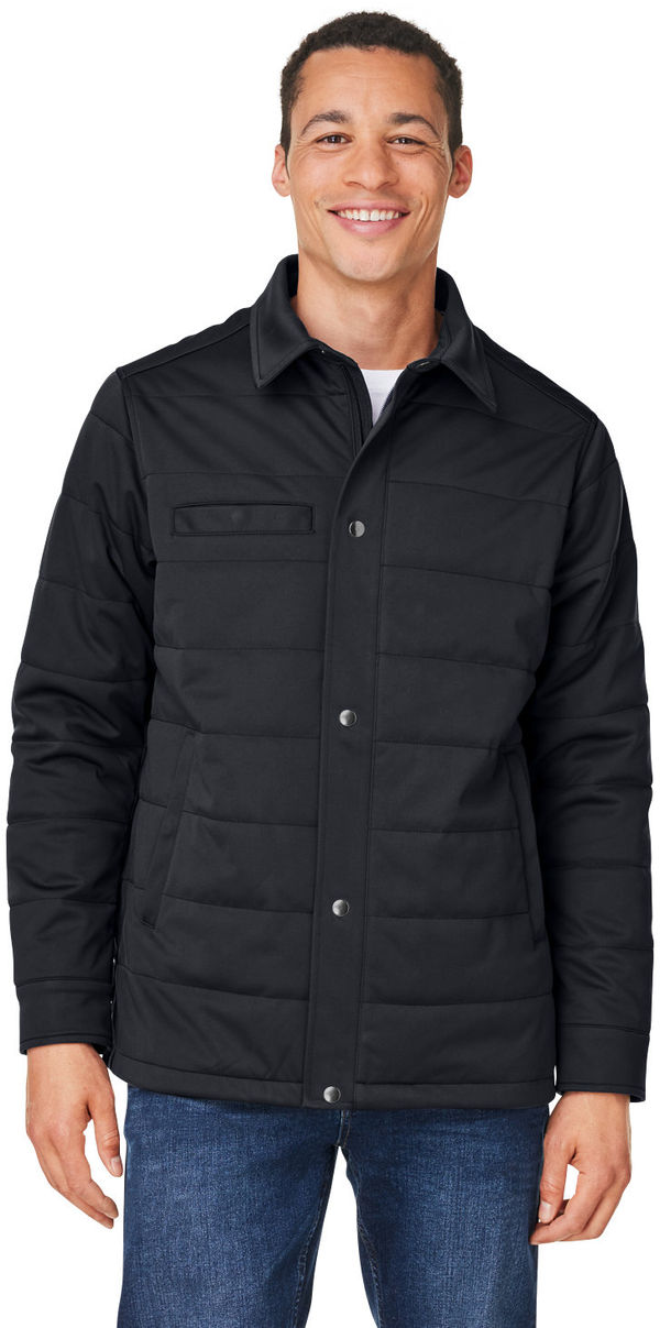 An image of a Custom Harriton Unisex Guardian Soft Shell Chore Coat!