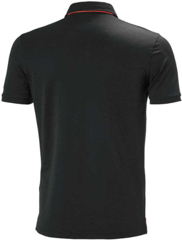 An image of a Custom Helly Hansen Men's Kensington Tech Polo in Black!