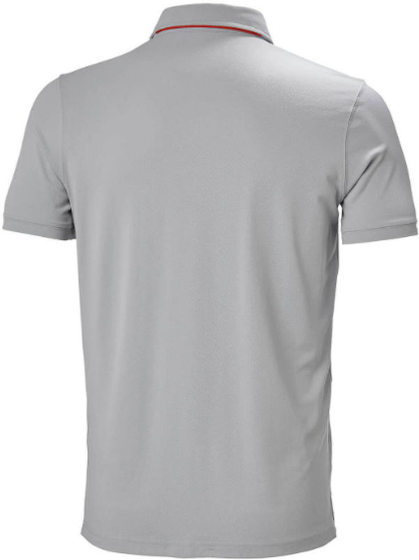 An image of a Custom Helly Hansen Men's Kensington Tech Polo in Mid Grey!