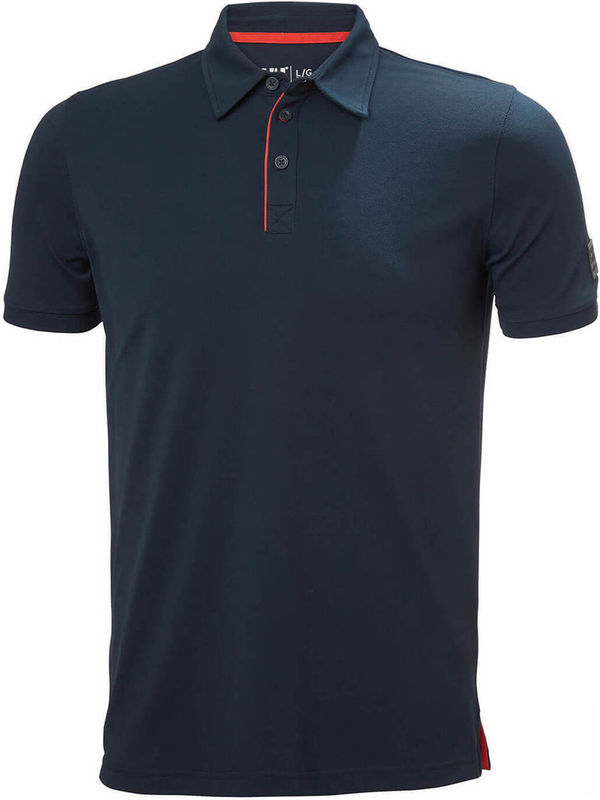 An image of a Custom Helly Hansen Men's Kensington Tech Polo in Navy!