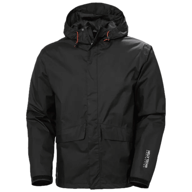 Helly Hansen Men's Manchester Rain Jacket in Black