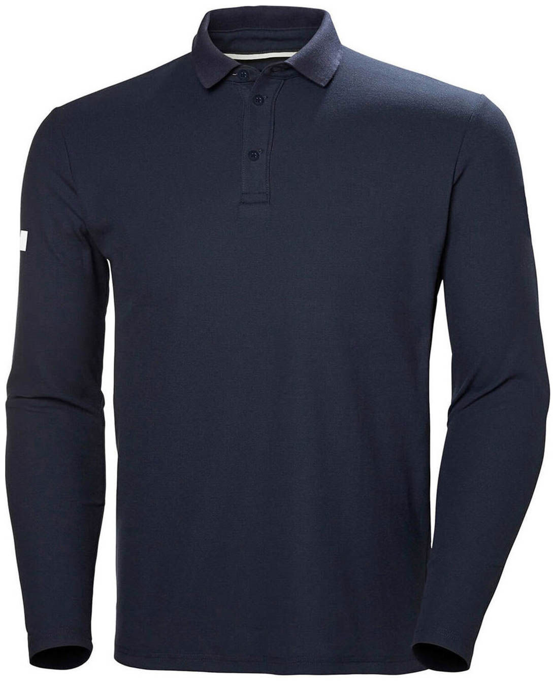 Helly Hansen Mens Crewline Long Sleeve Polo in Navy