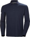An image of a Custom Helly Hansen Mens Crewline Long Sleeve Polo!