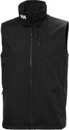 Am image of a Custom Helly Hansen Mens Crew Vest in Black!