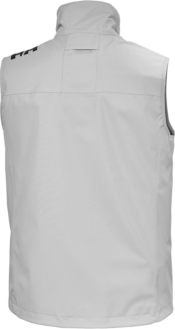 Am image of a Custom Helly Hansen Mens Crew Vest in Grey Fog!