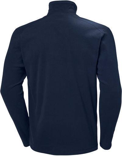 Am image of a Custom Helly Hansen Mens Daybreaker Fleece in Navy!