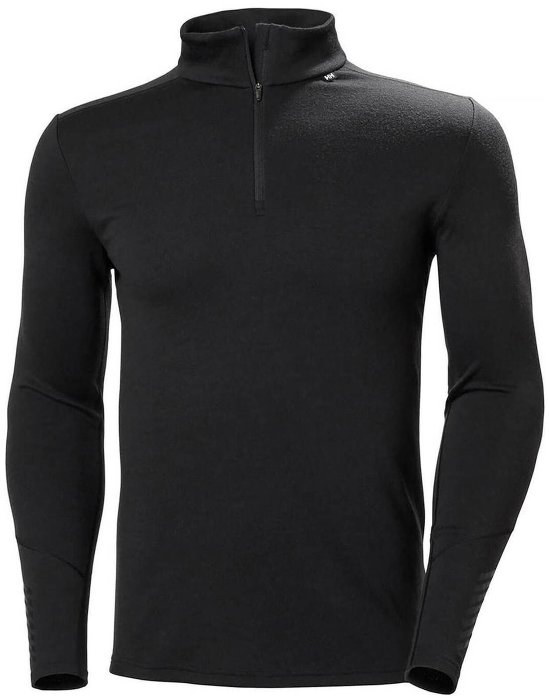 Helly Hansen Mens Lifa Merino Midweight Half Zip in Black