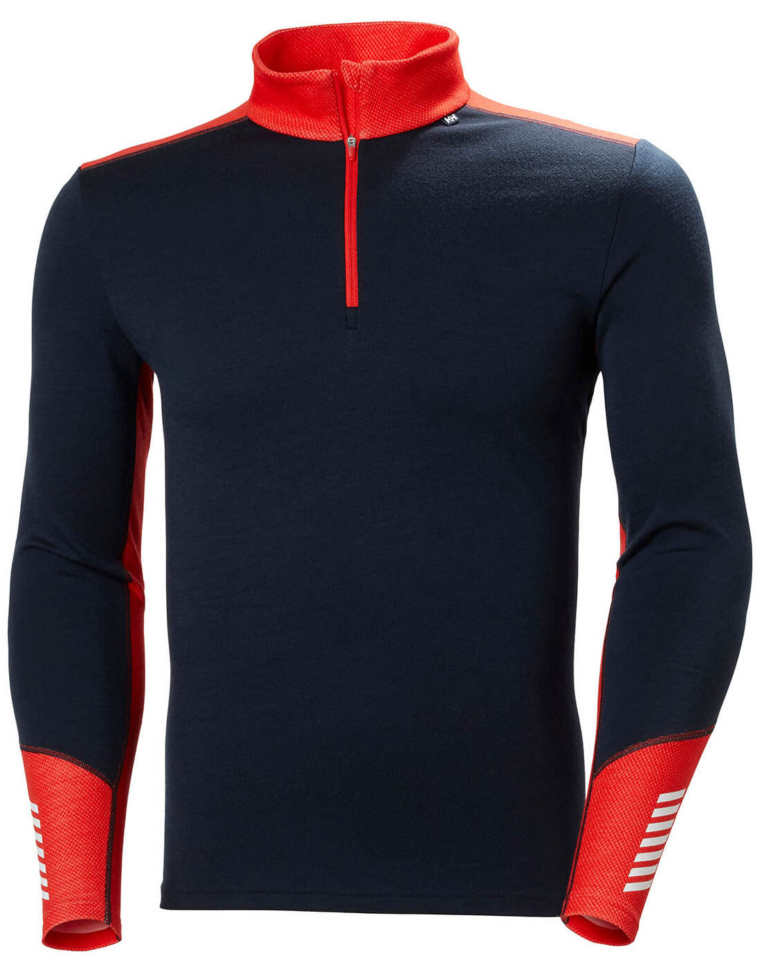 Helly Hansen Mens Lifa Merino Midweight Half Zip in Navy