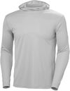 An image of a Custom Helly Hansen Mens Tech Hoodie in Grey Fog!