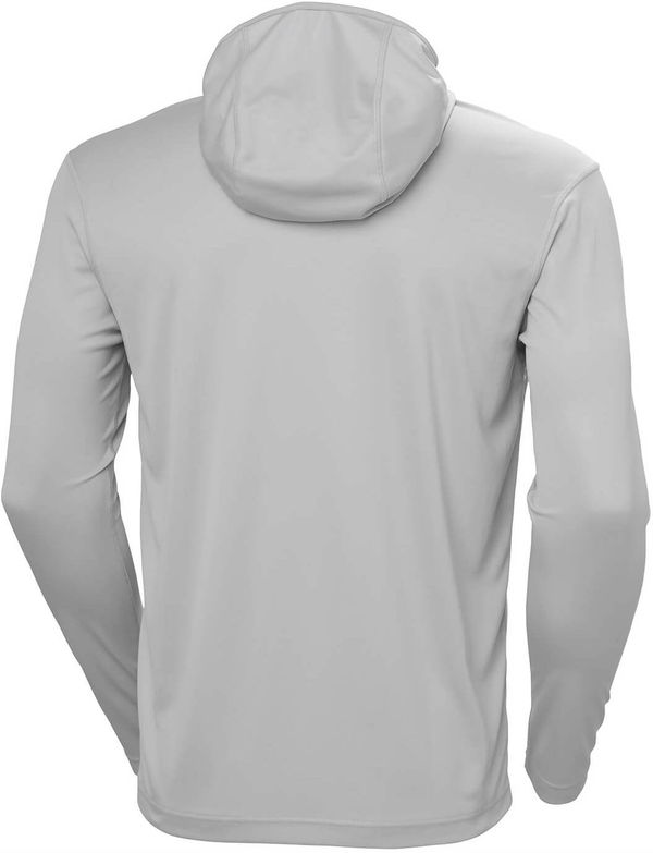 An image of a Custom Helly Hansen Mens Tech Hoodie in Grey Fog!