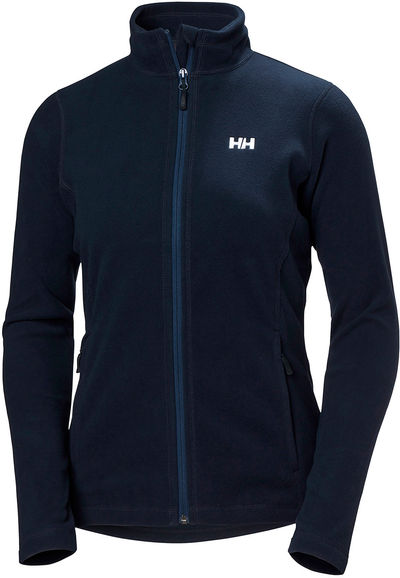 Am image of a Custom Helly Hansen Women's Daybreaker Fleece in Navy!